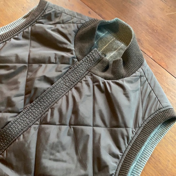 Peter Millar Other - Peter Millar Reversible Golf Vest in Brown/Grey Pinstripe in XL